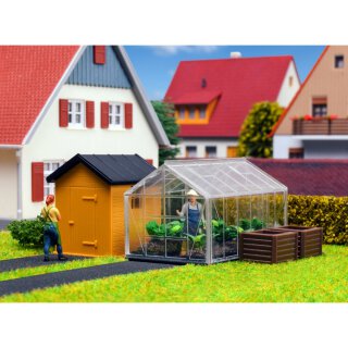 Kibri 38144 H0 Garten- und Gewächshaus
