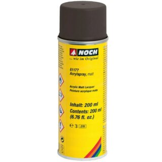 NOCH 61177 Acrylspray, matt, schwarz 200ml