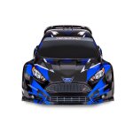 Traxxas 74154-4 Ford Fiesta ST Rally 1:10 4WD TQ BL-2S brushless Clipless blau