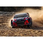 Traxxas 74154-4 Ford Fiesta ST Rally 1:10 4WD TQ BL-2S brushless Clipless rot