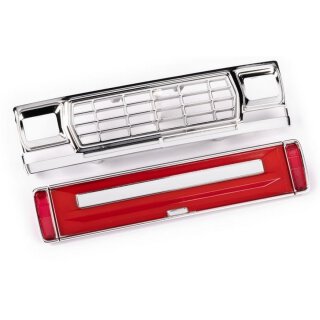 Traxxas 9819-RED Kühlergrill/Heckklappen-Panel rot