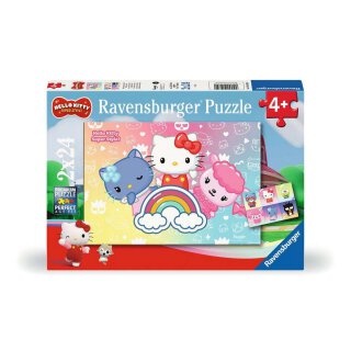 Ravensburger Puzzle 01034 Die besten Freunde 2x24 Teile Puzzle