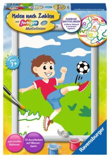 Ravensburger 23761 Malen nach Zahlen Kinder Spaß am Fußball