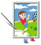 Ravensburger 23761 Malen nach Zahlen Kinder Spaß am Fußball