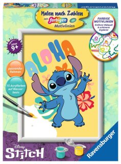 Ravensburger 23767 Malen nach Zahlen Kinder Disney Stitch