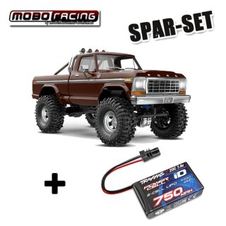 Traxxas 97044-1 TRX-4M Ford F-150 High Trail Edition RTR 1/18 Spar-Set Braun