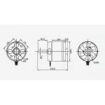 Krick 42435 MAX Marine Aussenläufer Brushless Motor P357 1250 KV