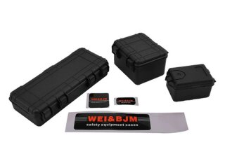 H-Speed HSPY020 Kistenset 3 Stück veschiedene Größen schwarz 1:10