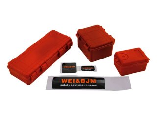 H-Speed HSPY021 Kistenset 3 Stück veschiedene Größen rot 1:10