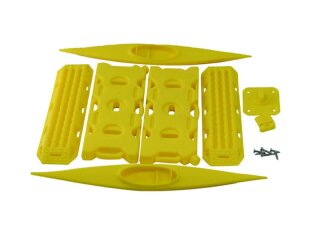 H-Speed HSPY023 set Kanu, Bergungsrampen, Öltank Zubehör gelb (6teilig) 1:10 1:8