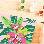 Ravensburger 23728 Malen nach Zahlen Tropical Plants Ab 12 Jahren