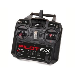 T2M T3424A Fernsteuerung Pilot 6X 2.4GHz Modus 2  6 Kanal mit Delta mix Funktion