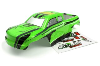 HPI 540204 Blackzon Slyder MT Turbo Body (Grün/Schwarz)