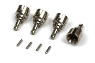 BLACKZON 540238 Metall Diff. OutDrive Becher (4Stk)