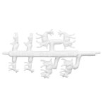 Vollmer 43745 H0 Ziegenstall mit Ziegen – Polyplate Bausatz