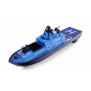Carson 108049 RC-Polizeiboot 2,4GHz Fernsteuerung + Wasserkanaone RTR 500108049