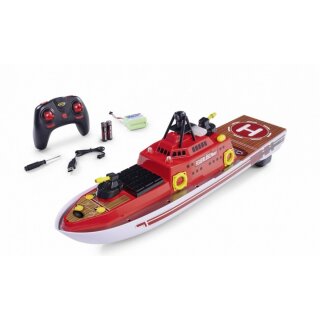Carson 108051 RC-Feuerlöschboot 2,4GHz Fernsteuerung + Wasserkanone RTR 500108051