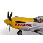E-Flite EFLU7350 UMX P-51D Mustang “Detroit Miss” BNF Basic mit AS3X SAFE Select