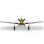 E-Flite EFLU7350 UMX P-51D Mustang “Detroit Miss” BNF Basic mit AS3X SAFE Select