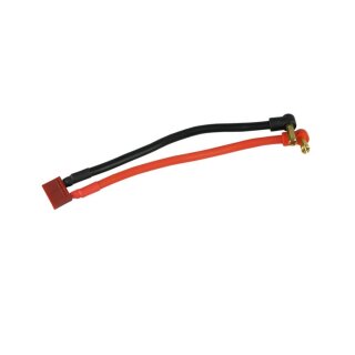 Yuki Model 610036 Winkel Anschlusskabel Ø4,0mm Deans Buchse 4,0mm² 12cm