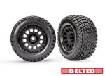 Traxxas 7862 Gravix BELTED Reifen auf XRT-Felge schwarz...