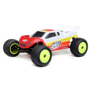 LOSI LOS01019T1 1/18 Mini-T 2.0 2WD Stadium Truck Brushless RTR Rot