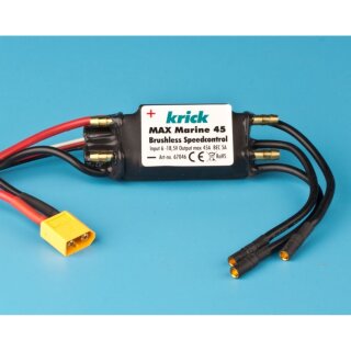 Krick 67046 MAX Marine 45 Brushless Fahrtenregler