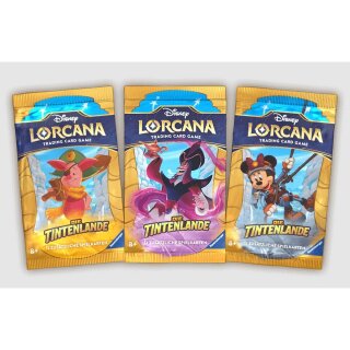 Ravensburger 98286 Disney Lorcana: Die Tintenlande - Booster (ENG)