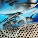 BittyDesign BD-STC-003 Vinylschablone - Bienenwabe V2