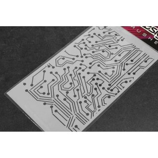 BittyDesign BD-STC-013 Vinylschablone - elektronischer Schaltkreis