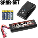 LiPo-Starter-Kit: Toolkit Balancer-Lader + 4200mah 2S...