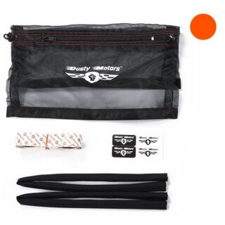 Dusty Motors Shroud universell Größe M Protection Cover Schutzabedeckung orange