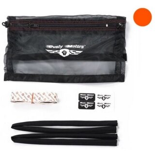 Dusty Motors Shroud universell Größe L Protection Cover Schutzabedeckung orange