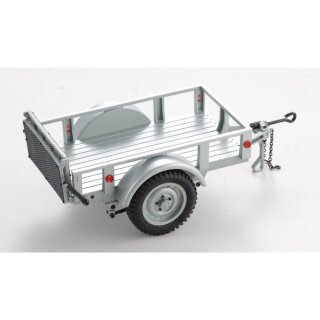 FMS C3307 Anhänger Utility Trailer B grau - 1:12 / 1:18