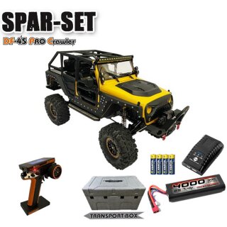 DF-Models 3163 DF-4S PRO Crawler 4WD 1:10 Modell 2024 - Inkl Lipo-Stater-Kit