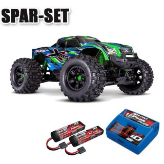 Traxxas 77096-4 X-Maxx 1:7 8S RTR TSM 8S VXL Belted Tires - 6S Combo Grün