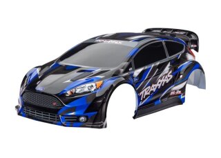 Traxxas 7418-BLUE Karosserie Ford Fiesta ST Rally blau