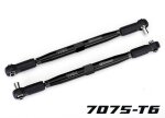 Traxxas 7748-BLK Vorspurstange 7075-T6 Aluminium schwarz...