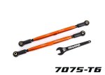 Traxxas 7897-ORNG Wide-X-Maxx Vorspurstangen 7075-T6 Alu...