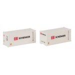 Faller 182053 20 Container DB, 2er-Set Spur H0