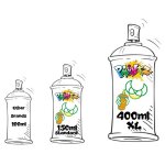 Absima 3500001XL Spray PAINTZ WEIß XL 400ml - Lexanfarbe