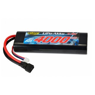 Carson 608145 LiPo 7,4V 4000mAh 25C Racing-Akku T-Plug HC R 500608145