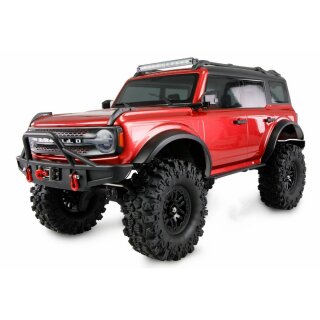 Amewi 22669 1:10 AMXRock Caballo Crawler 4WD ARTR Rot Metallic