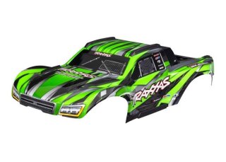 Traxxas 10211-GRN Karosserie Maxx Slash grün mit Aufkleber