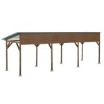 Kibri 38349 H0 Holzcarport