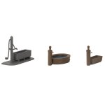 Faller 180875 3 Dorfbrunnen Spur H0