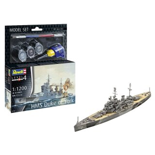 Revell 65182 1:1200 Model Set Battleship HMS Duke of York