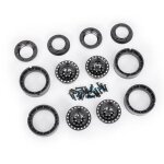 Traxxas 9881 Felgen, 1.0 6061-T6 aluminum (Schwarz Eloxiert)
