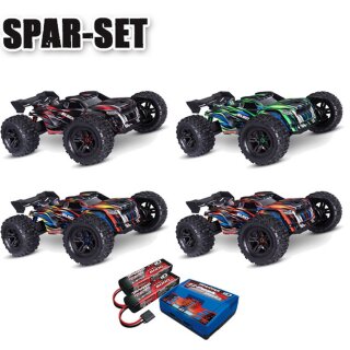 Traxxas 95096-4 Sledge 4x4 belted 1:8 Monster Truck brushless + 6S Combo