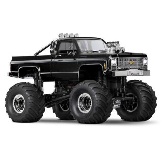 Traxxas 98064-1 TRX-4MT Chevy K10 4x4 1:18 Monster Truck RTR brushed + Akku Lader Schwarz